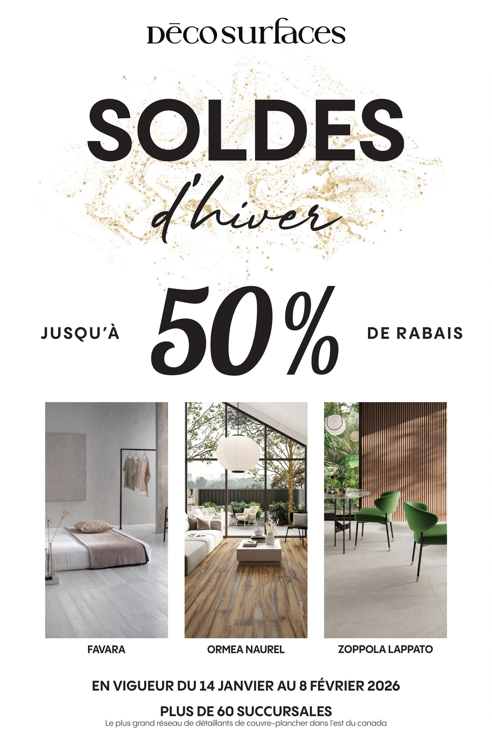 Circulaire Déco Surfaces Du 14 Janvier Au 8 Février 2026 - Page 1