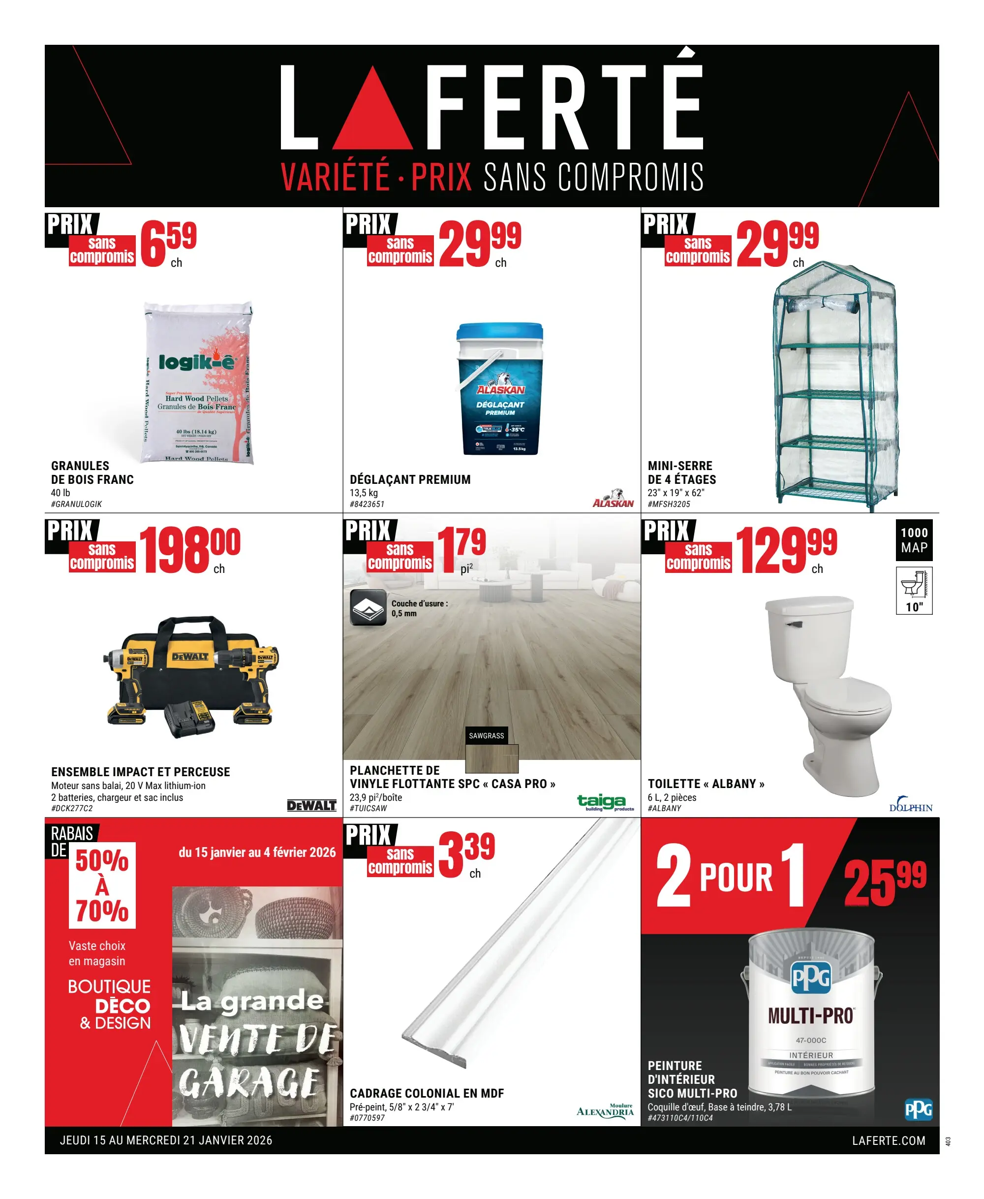 Circulaire Laferté Du 15 Au 21 Janvier 2026 - Page 1
