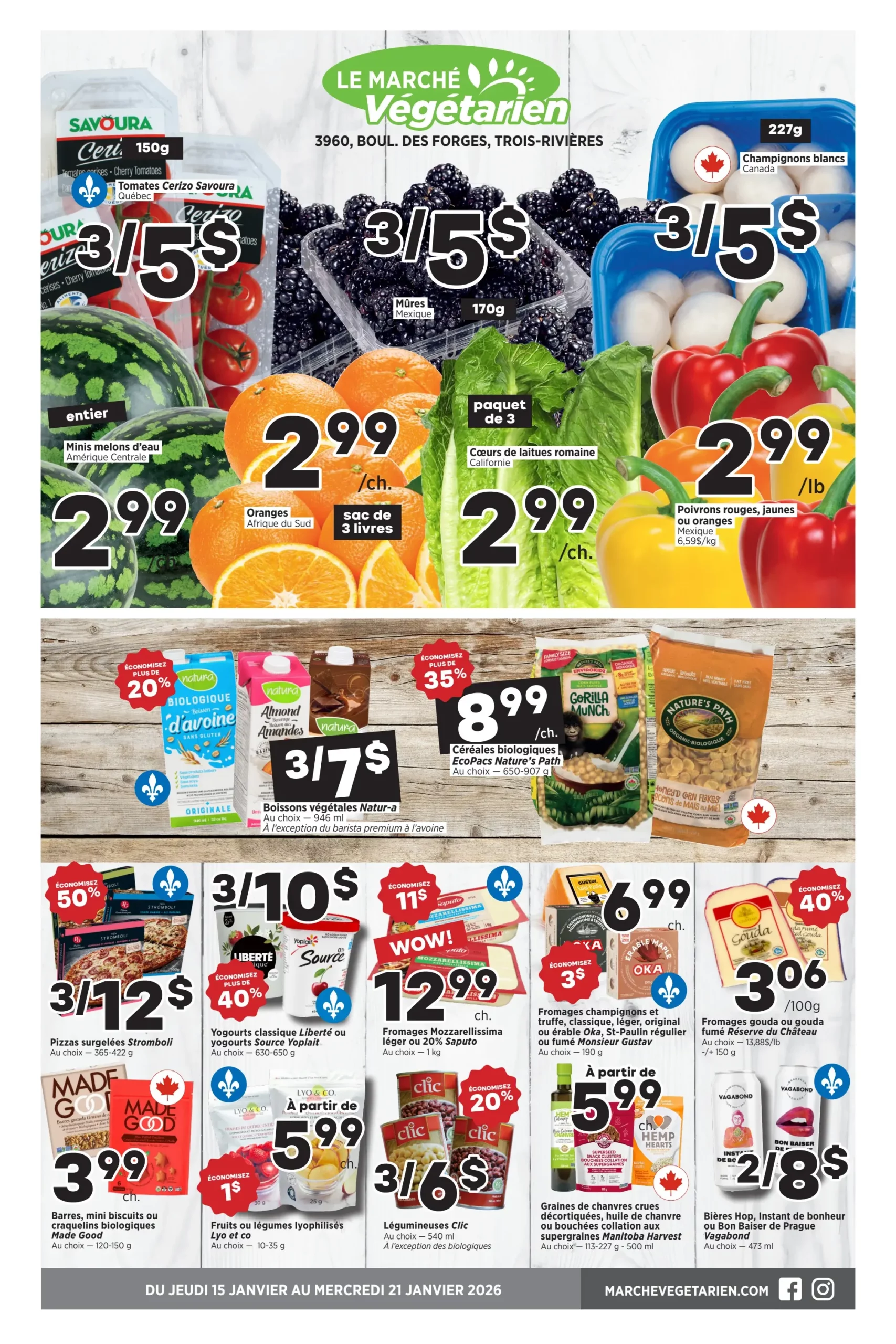 Circulaire Marche Vegetarien Du 15 Au 21 Janvier 2026 - Page 1