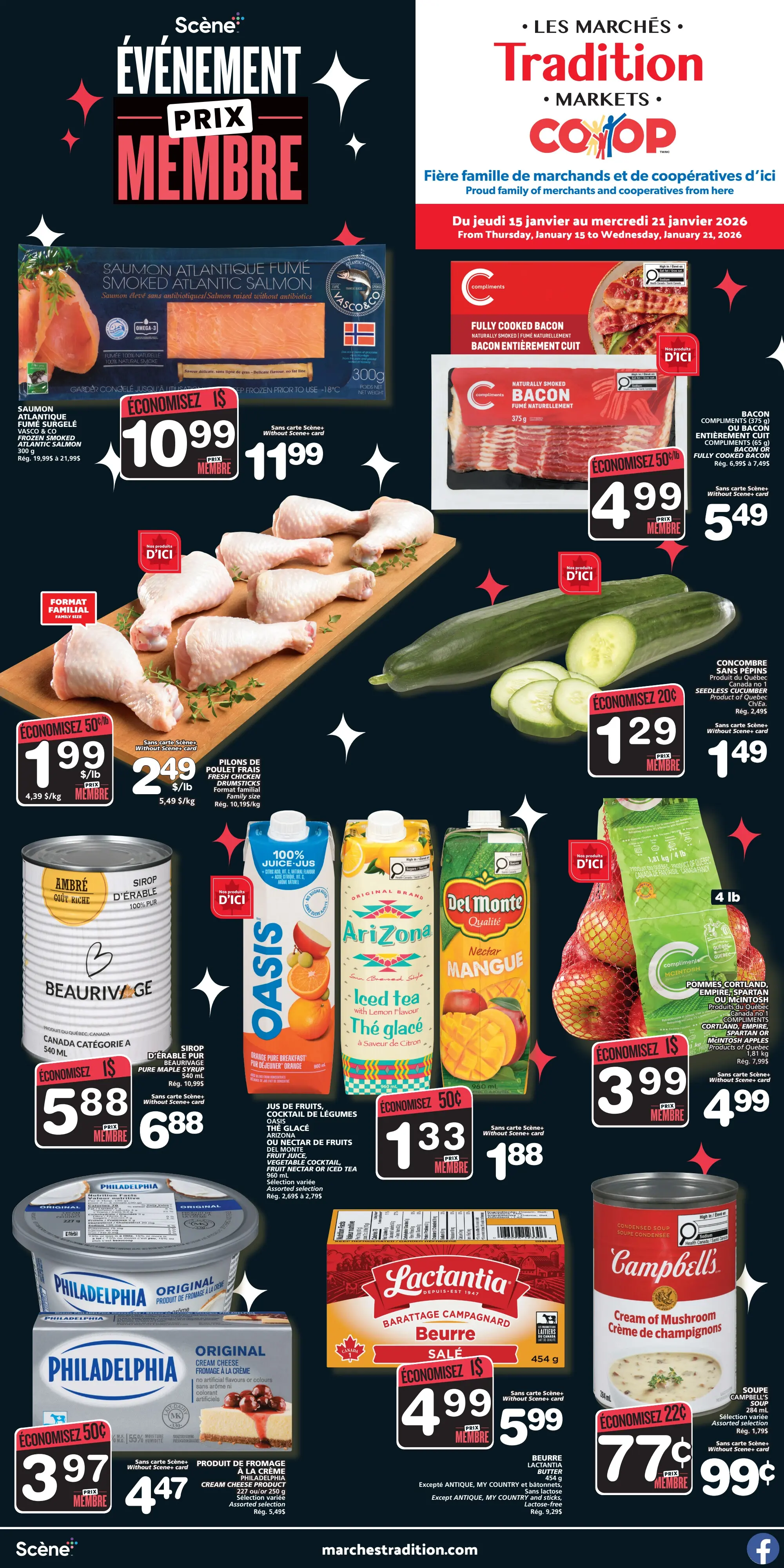 Circulaire Les Marchés Tradition - Nouveau-Brunswick Du 15 Au 21 Janvier 2026