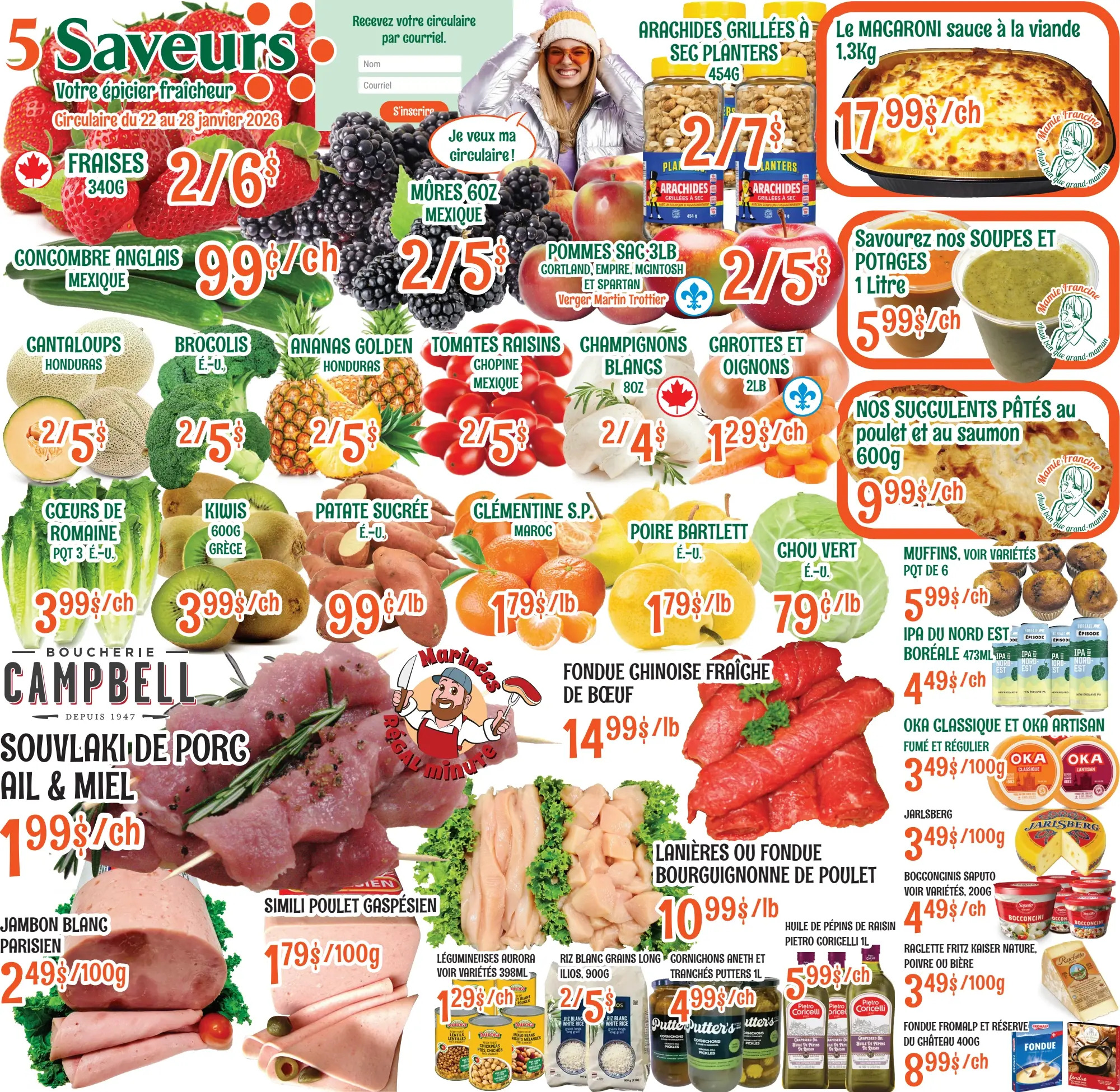 Circulaire Marche Le 5 Saveurs Du 22 Au 28 Janvier 2026