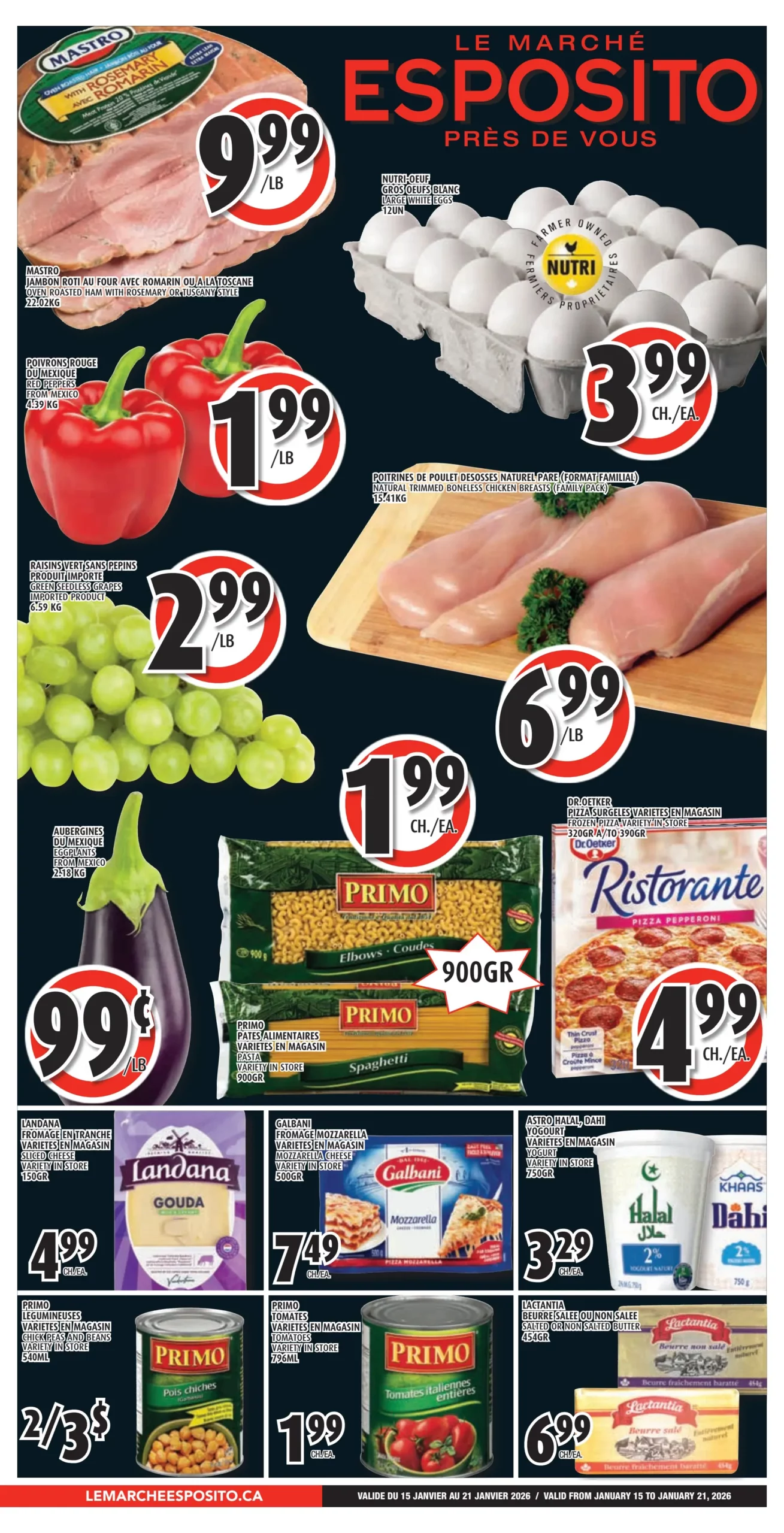 Circulaire Le Marche Esposito Du 15 Au 21 Janvier 2026 - Page 1
