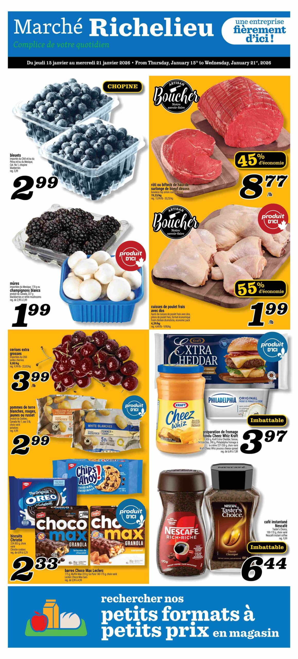 Circulaire Marché Richelieu Du 15 Au 21 Janvier 2026 - Page 1