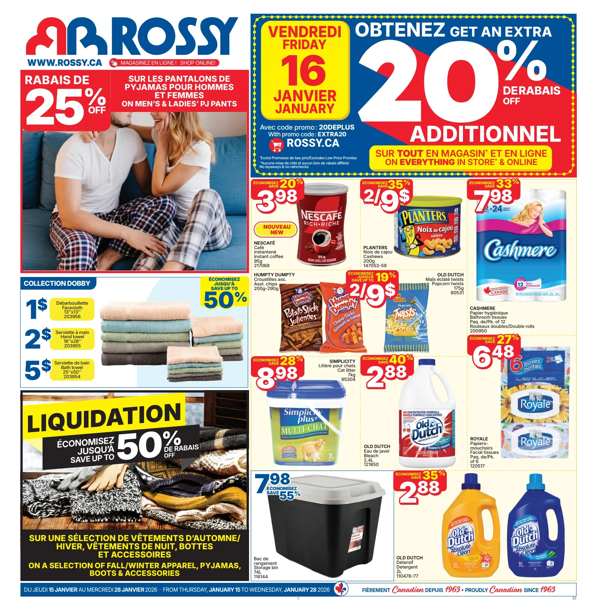 Circulaire Rossy Du 15 Au 28 Janvier 2026 - Page 1