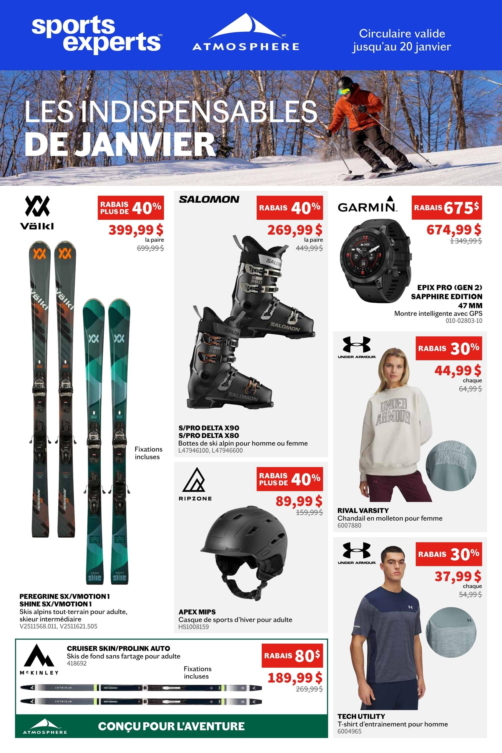 Circulaire Sports Experts Du 7 Au 20 Janvier 2026 - Page 1