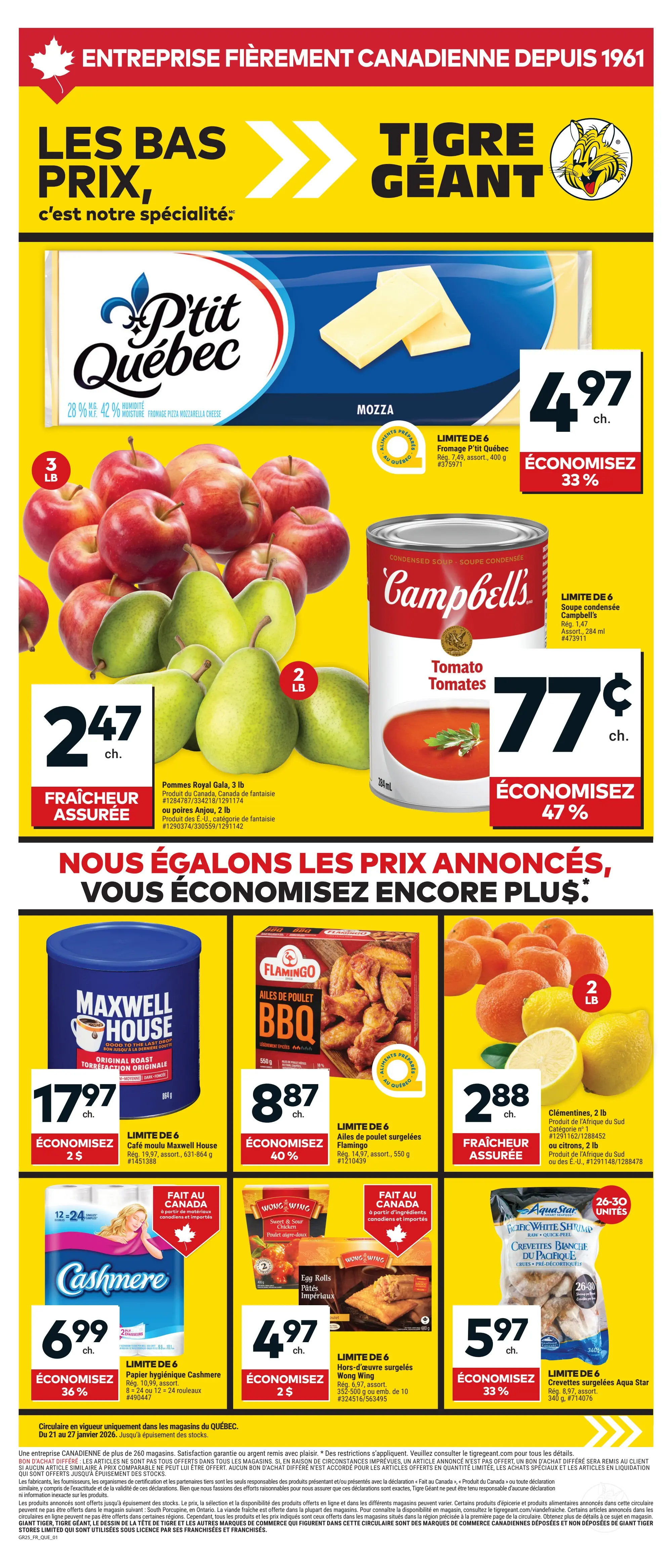 Circulaire Tigre Geant Du 21 Au 27 Janvier 2026 - Page 1