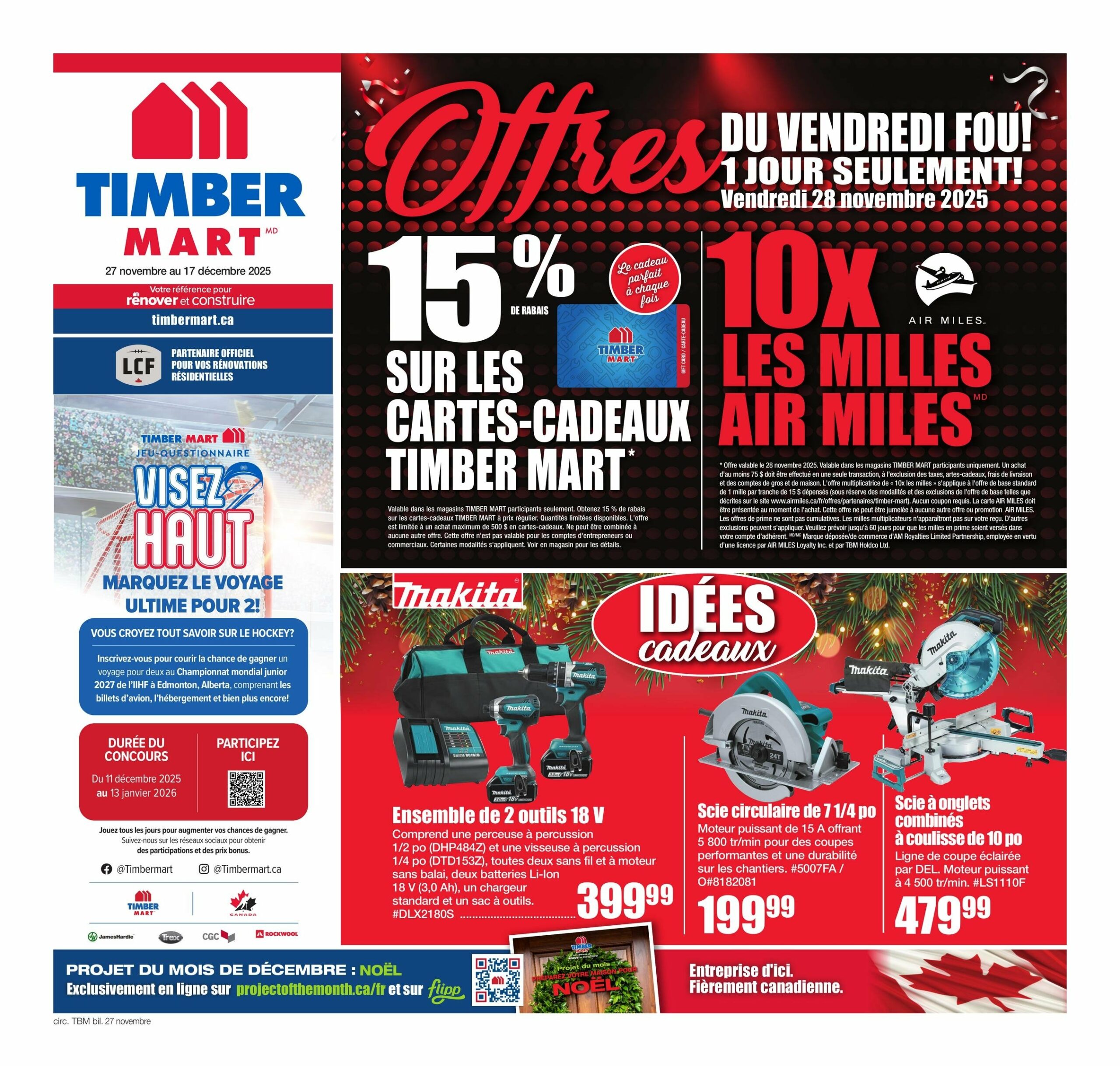 Circulaire Timber Mart Du 27 Novembre Au 17 Décembre 2025